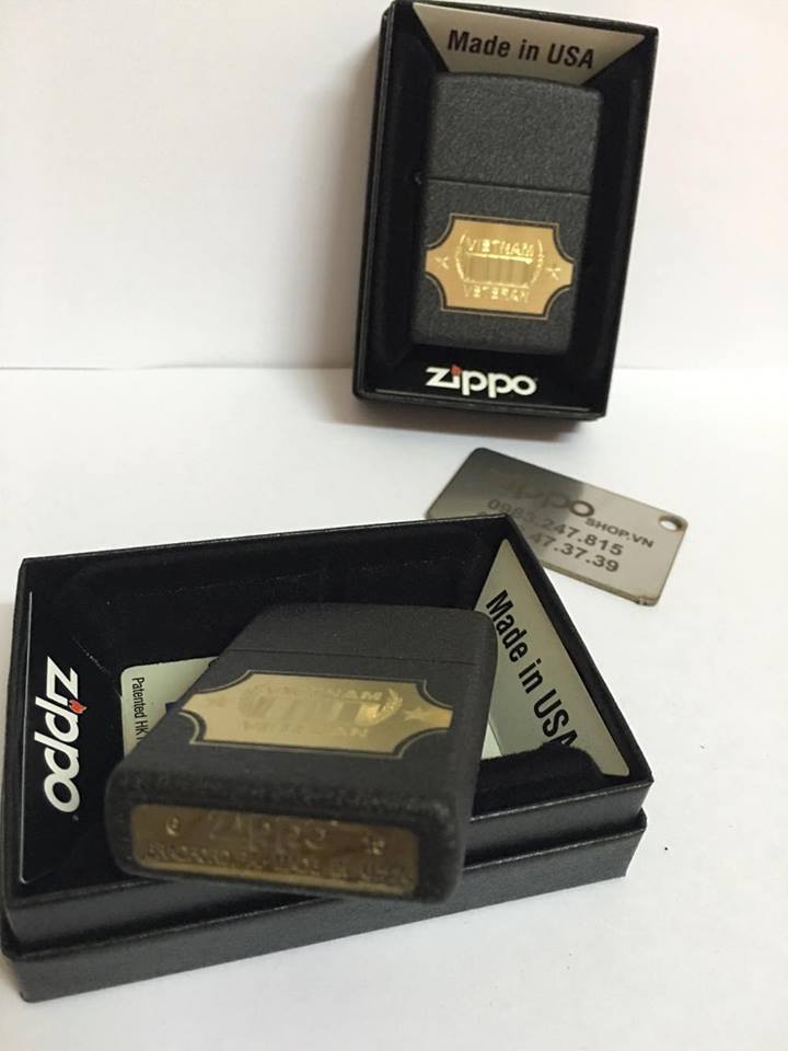 Zippo 28875 - Zippo Vietnam War Black Crackle