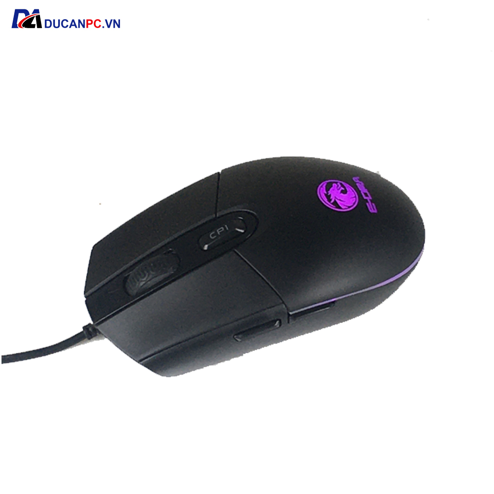 Chuột chơi game E-DRA EM6102 Led RGB - Black