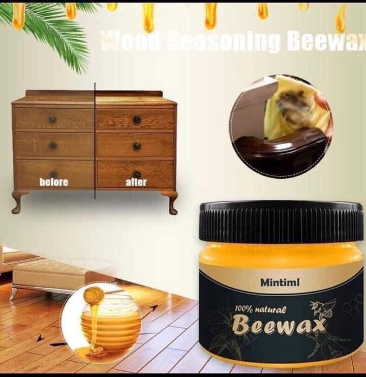 LAU SÀN GỖ SÁP ONG, ĐÁNH BÓNG ĐỒ GỖ BEEWAX SIÊU HOT