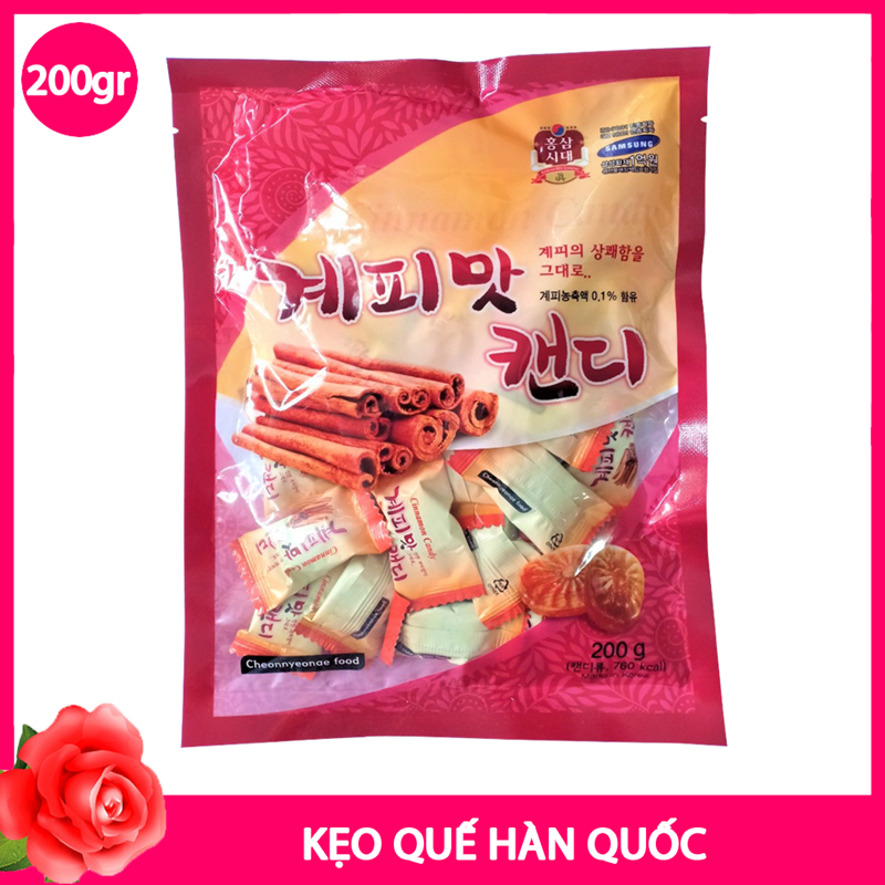 KẸO QUẾ CỨNG HÀN QUỐC 200G