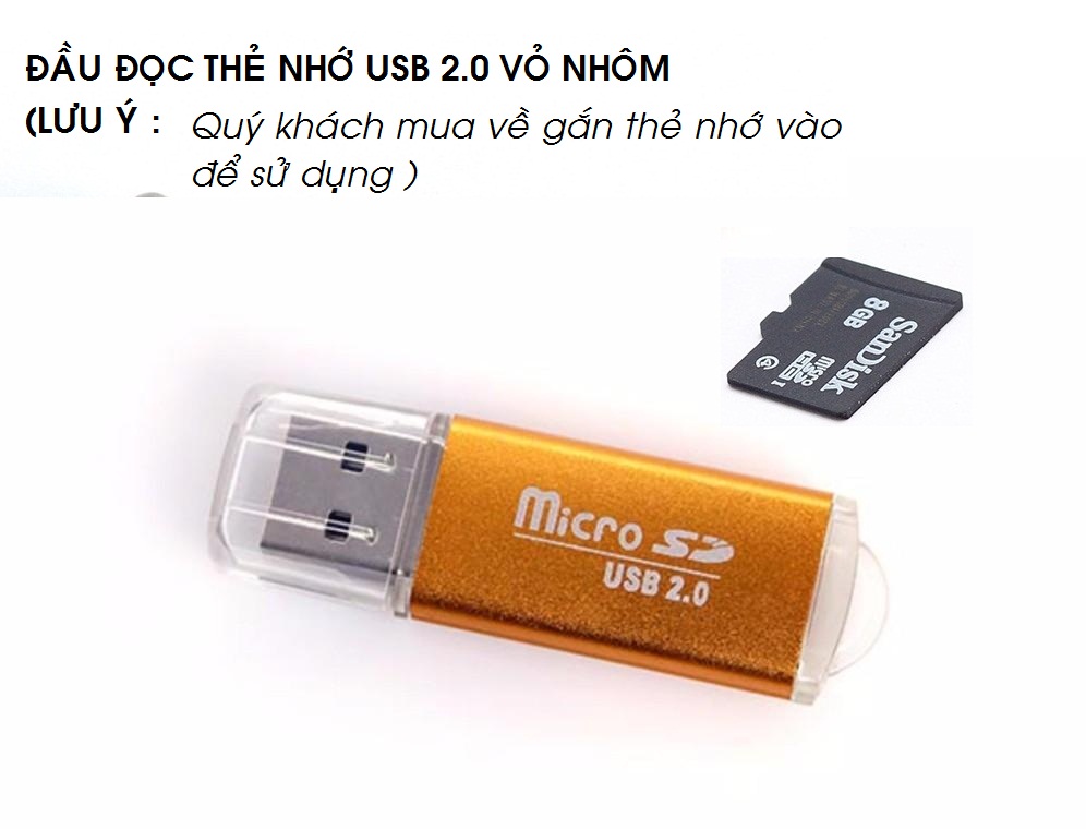 [HCM]thiết bị đọc thẻ nhớ cổng usb vỏ nhôm