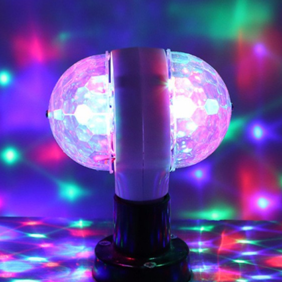 Đèn Led Xoay Vũ Trường Đôi - Đèn Led Xoay