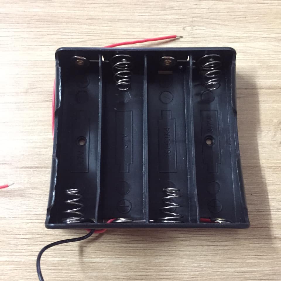 Hộp Pin 18650 4 CELL khay pin 18650 4 CELL kèm dây
