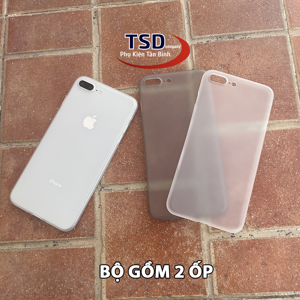 Combo 2 Ultra Thin Unibody Matte Clear Cases For iPhone 7 Plus / 8 Plus
