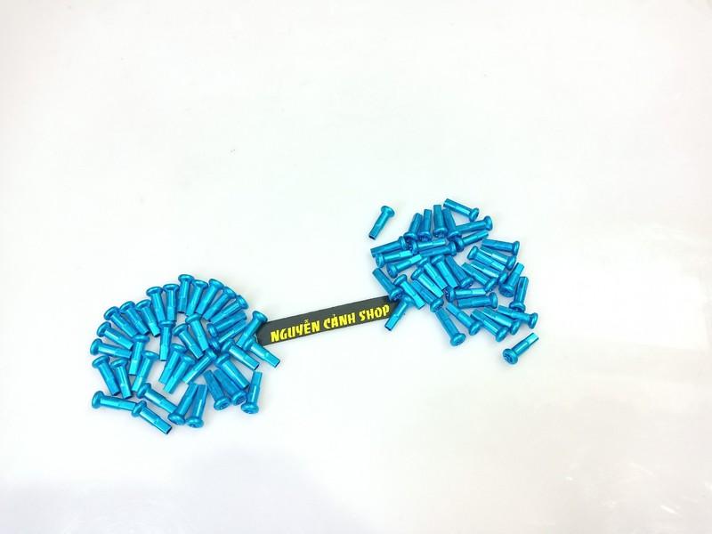 [HCM]Chân căm nhôm osaki màu xanh 2 bánh