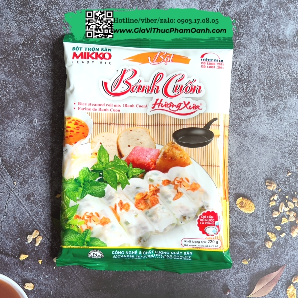 Rice steamed roll mix Mikko Huong Xua