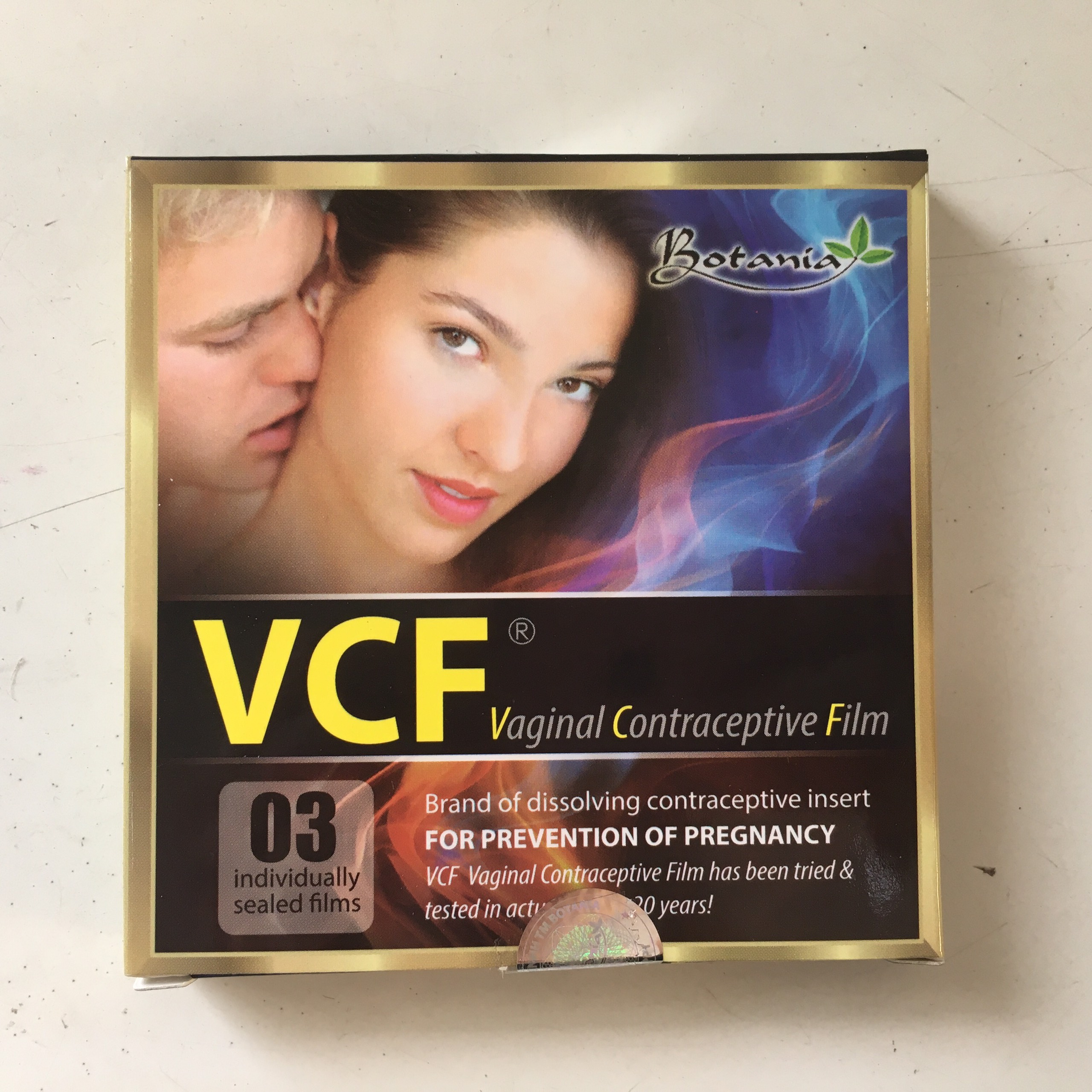 Màng Phim Tránh Thai VCF 3 Vỉ - Nhập Khẩu Từ Mỹ (USA)