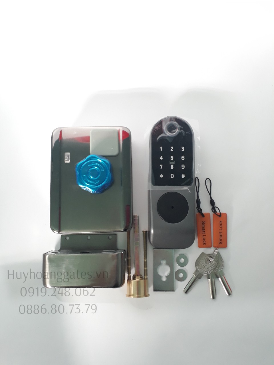 KHÓA CỬA CỔNG VÂN TAY-THẺ TỪ (A01)