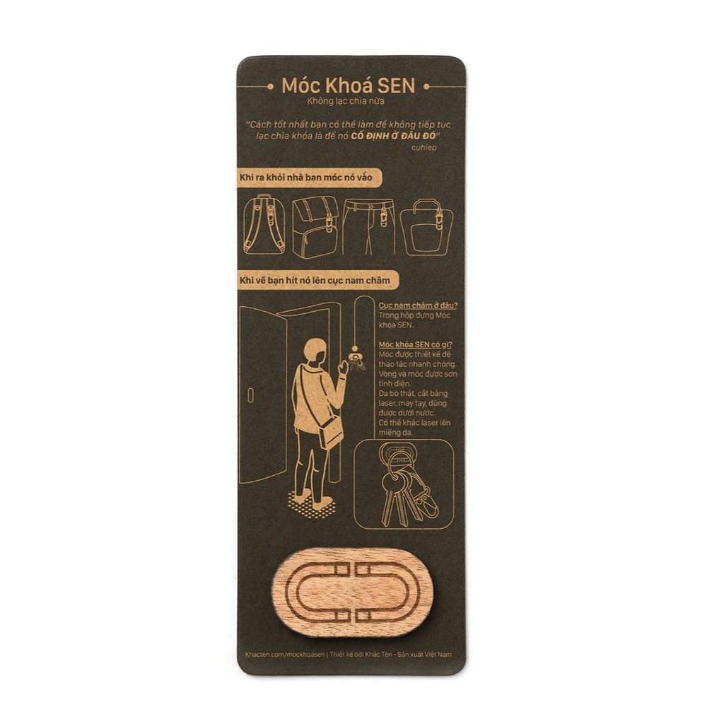 MÓC KHOÁ SEN - CHÍNH HÃNG KHACTEN.COM