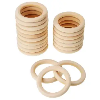 3 inch wooden rings for crafts