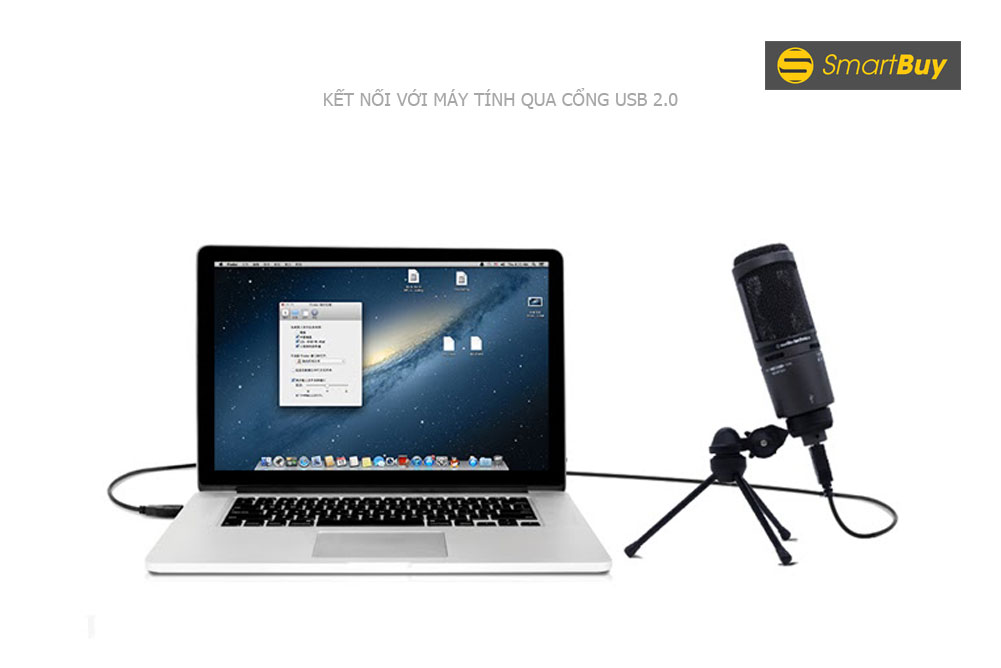 Micro thu âm Audio Technica AT2020USB+