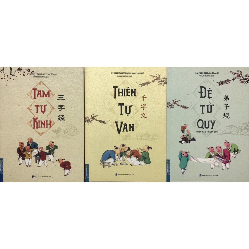 Sách.__.tam tự kinh ,thiên tự văn ,đệ tử quy