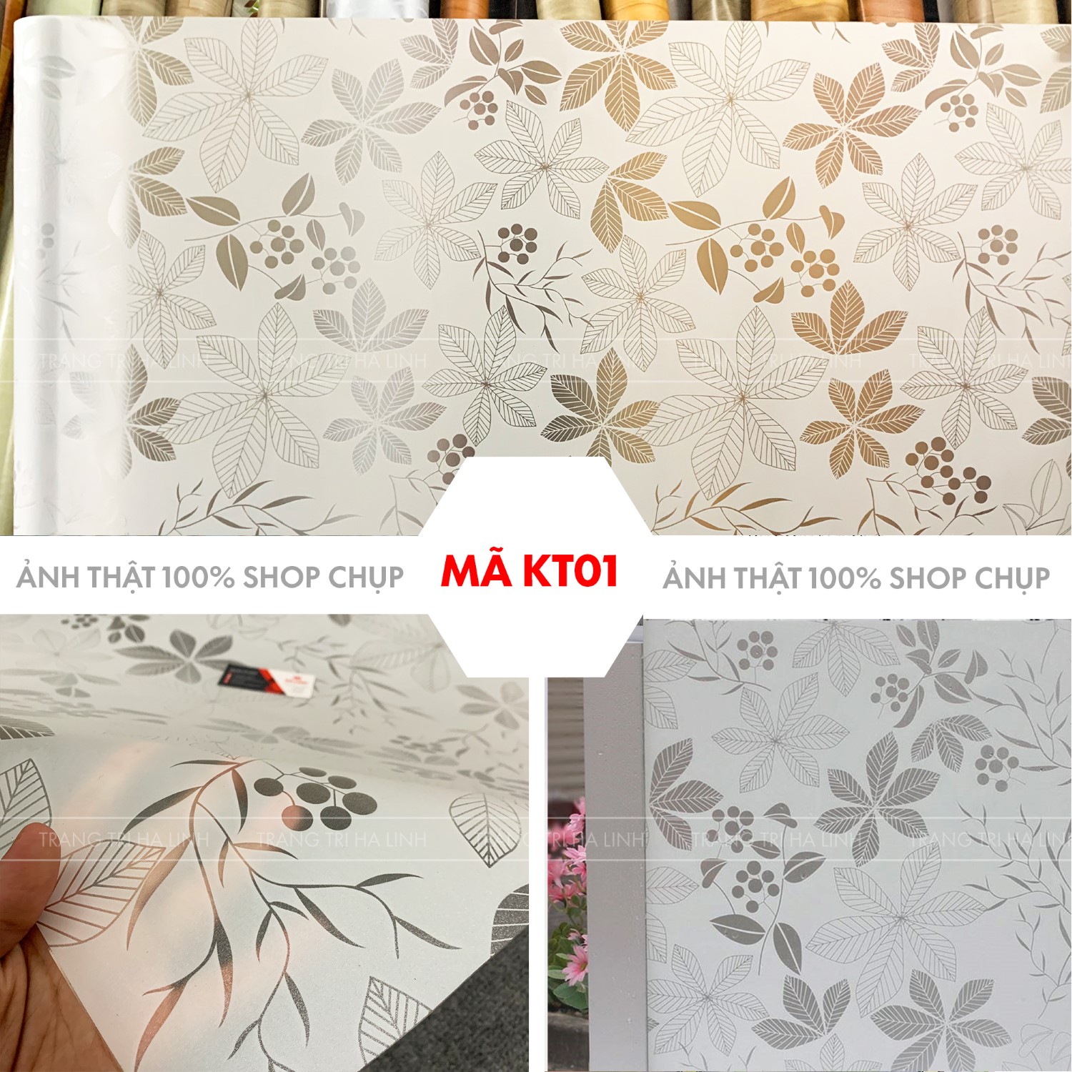 Giấy dán kính hoa văn 3d cao cấp, decal dán kính phòng ngủ đẹp nhiều mẫu