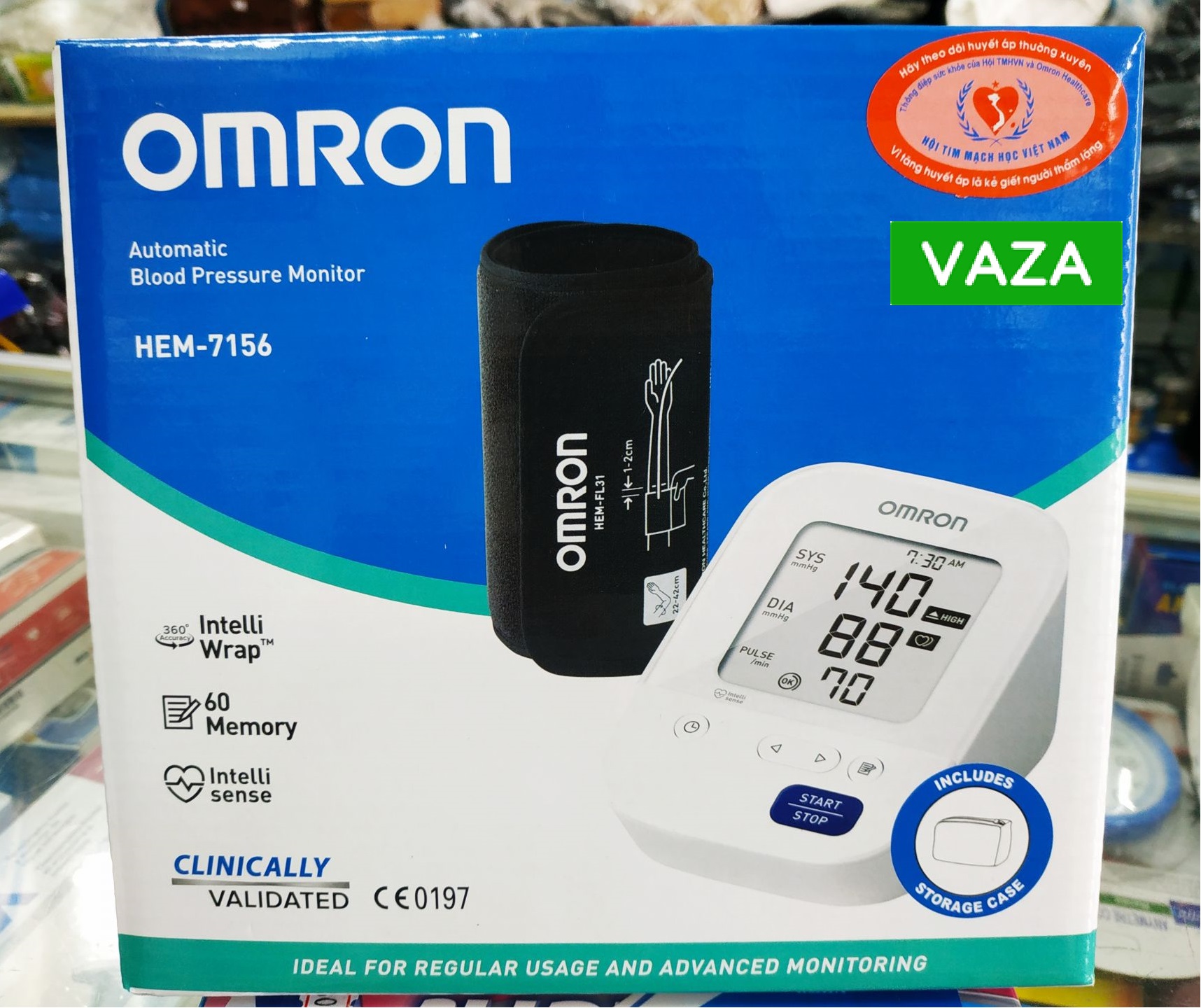 Máy đo huyết áp Omron Hem 7156