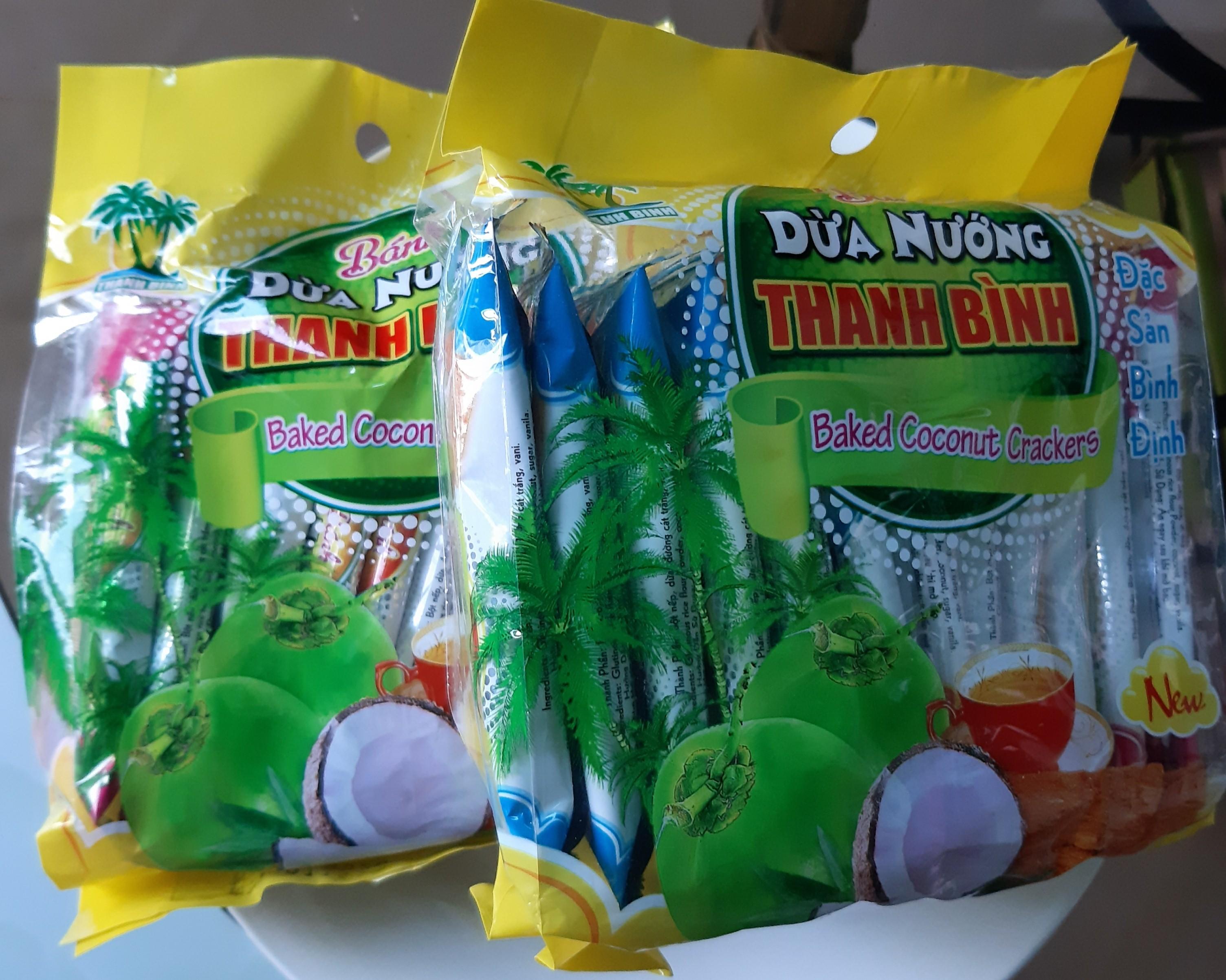 Combo 900gr - 5 bị 180gr bánh dừa nướng Thanh Bình - đặc sản Tam Quan - Bình Định