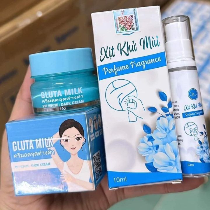 (MUA 1 TẶNG 1) Kem Thâm Nách Gluta Milk Thái Lan