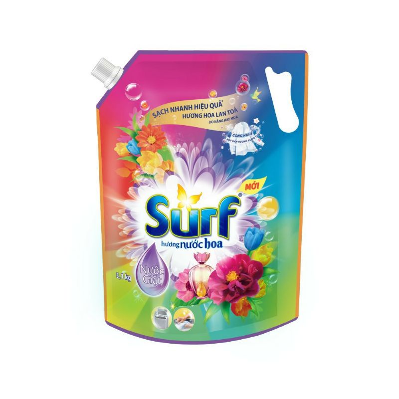 Nước Giặt Surf Túi 2.9Kg