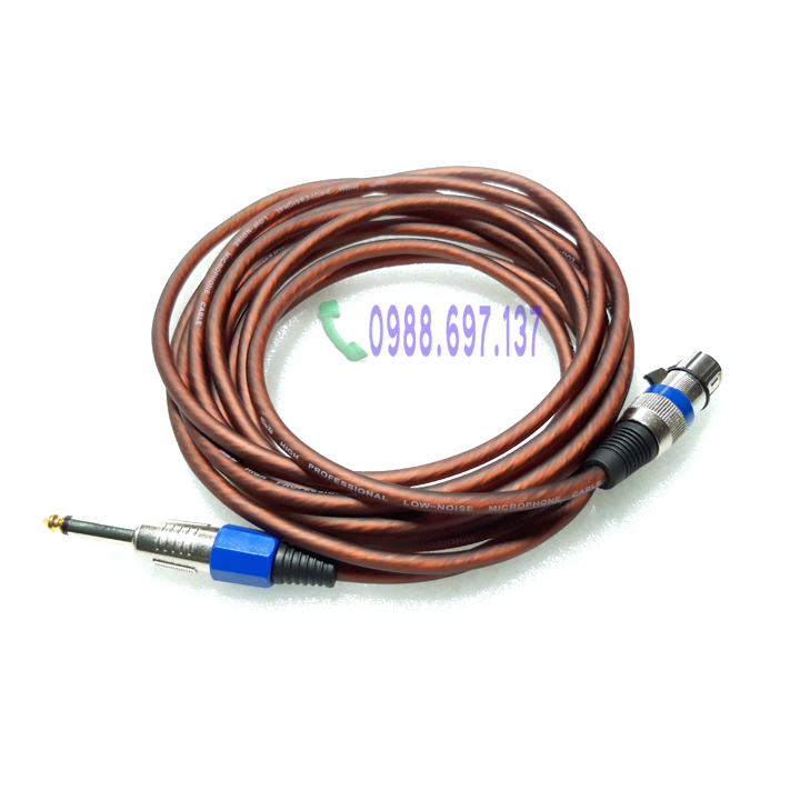 Bộ dây micro 7 mét cho micro karaoke - micro có dây 7m