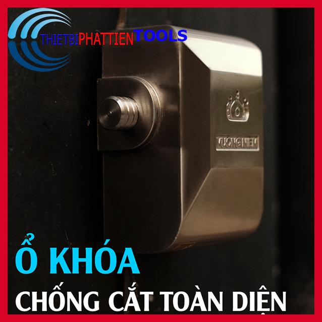 Ổ Khóa Chụp Vương Niệm Chống Cắt Toàn Diện INOX Chống Axit MODE 2019 (Hàng Hot Vương Niệm Có Tem Chống Giả )