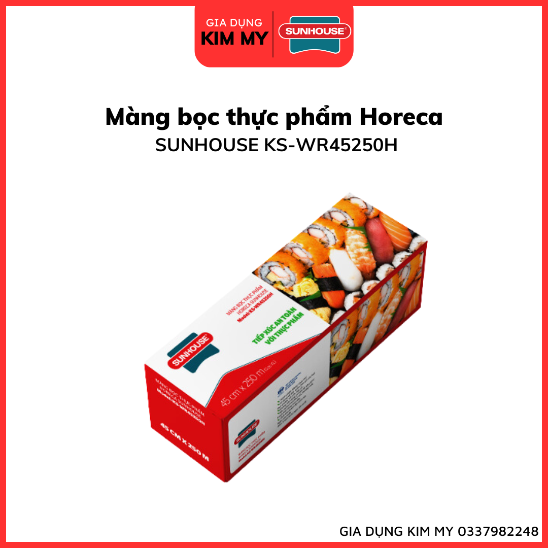 Màng bọc thực phẩm gia đình sunhouse ks-wr30100f