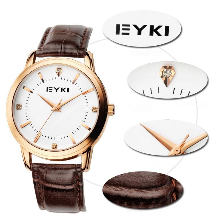 Đồng hồ nam dây da Eyki EET8599