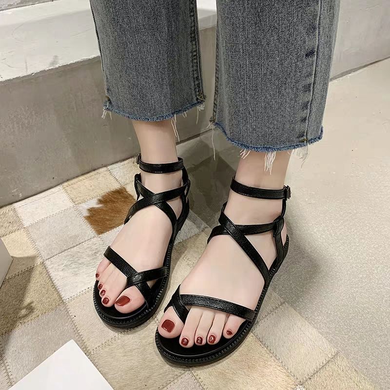 [HCM]Giày sandal nữ quai chéo cá tính