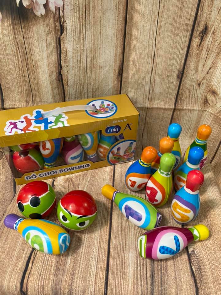 Bộ đồ chơi bowling xốp mềm cho bé Enfa