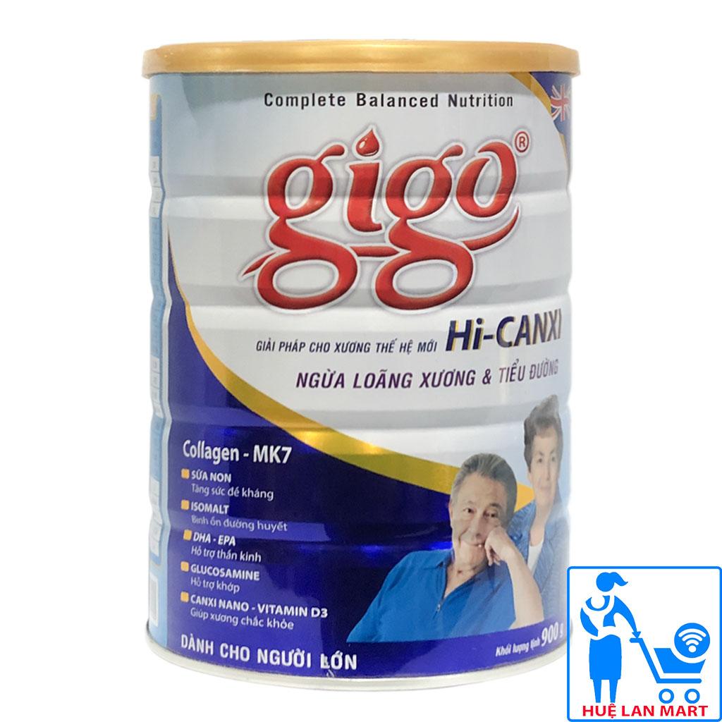 Sữa bột gigo hi-canxi collagen-mk7 hộp 900g