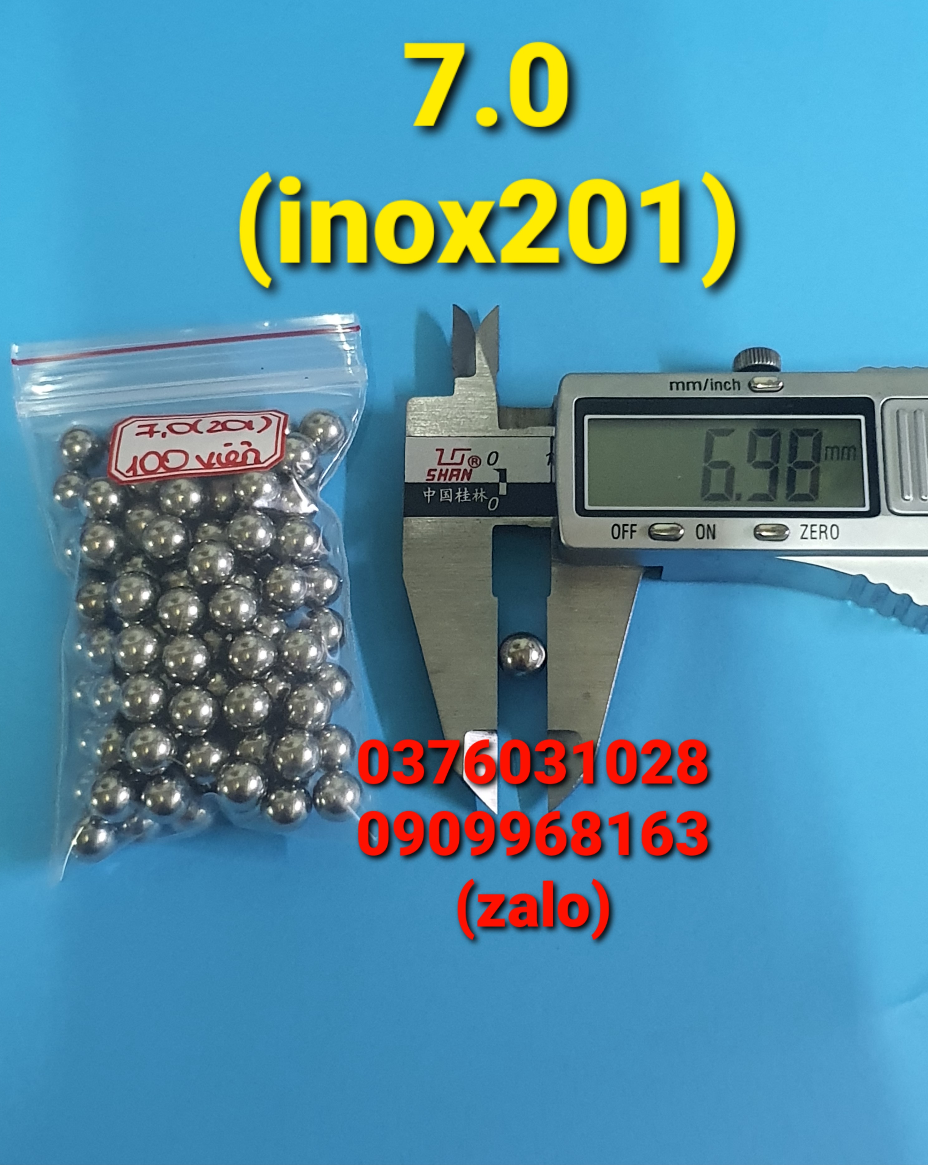 BI INOX 7.0 (100 VIÊN)