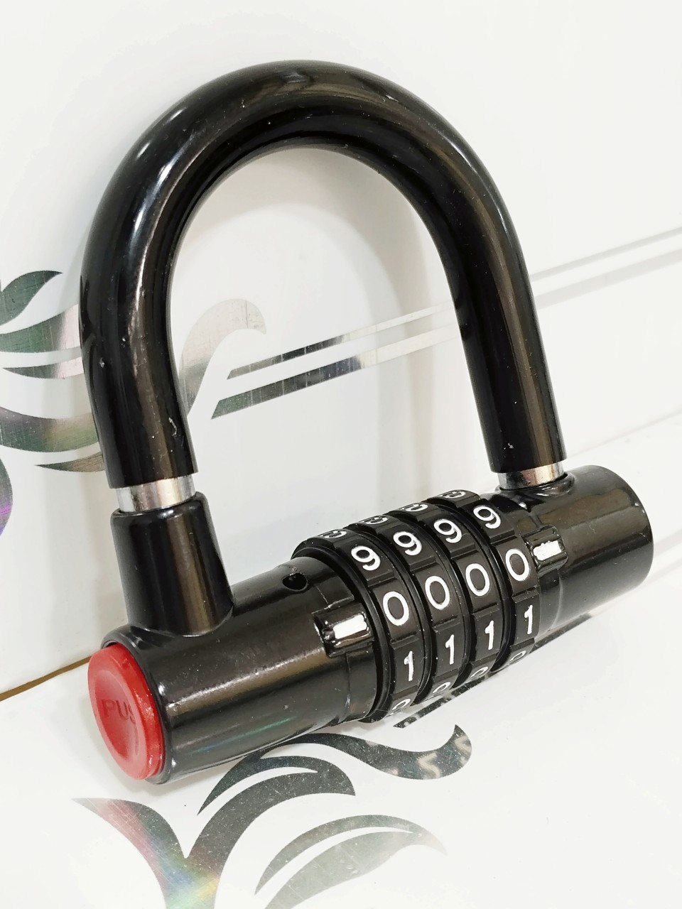 Ổ khoá số, khoá cài mật mã 4 số chữ U siêu bền, chống trộm