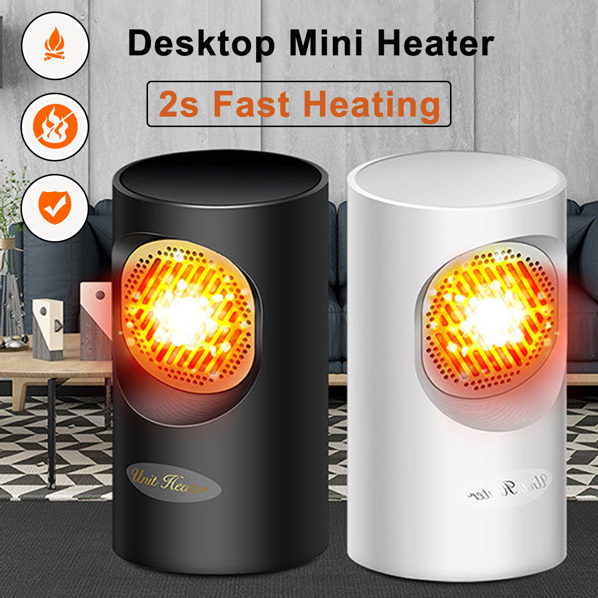 Máy sưởi ấm phòng ngủ, Giá máy sưởi ấm mùa đông, Máy Sưởi Mini Thông Minh, Thiết Kế Gọn Nhe, Tiện Lợi, Để Bàn Làm Việc, Phòng Ngủ.