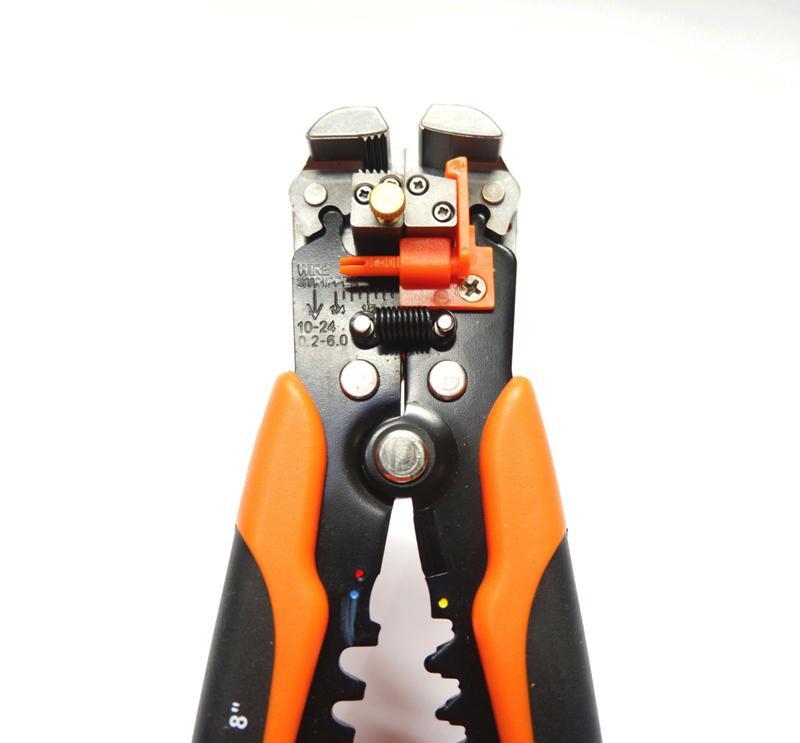 Kìm tuốt dây Asaki AK-339 C2-8 (Đen phối cam)