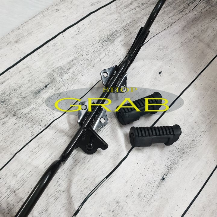 Gác chân gập gù [ TẶNG 2 BÊN CAO SU ] xe DREAM - WAVE / Gác chân giữa