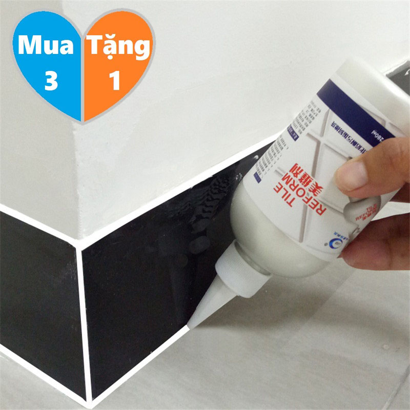 Keo dán mạch gạch ốp lát - Hồ/Keo chít mạch gạch ốp lát an toàn cho sức khỏe - Tile Reform - Keo chít mạch chuyên dùng cho gạch ốp lát - Keo chít mạch gạch an toàn và dễ sử dụng