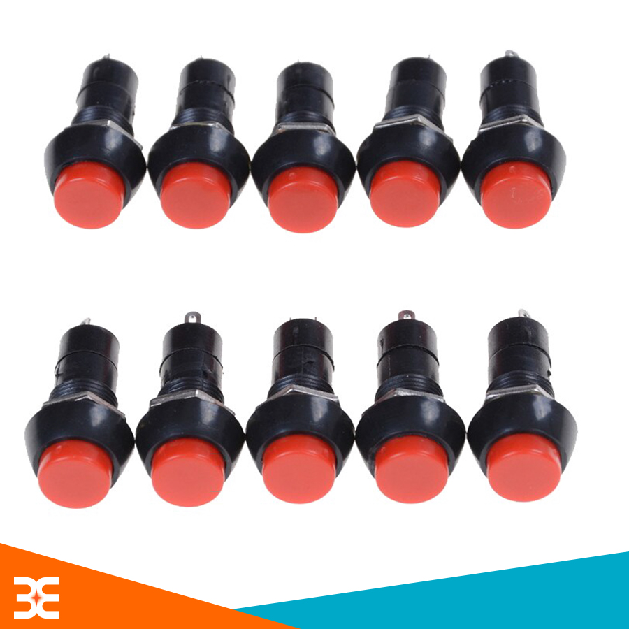 Bộ 10 nút nhấn đề 3a-250vac không giữ trạng thái