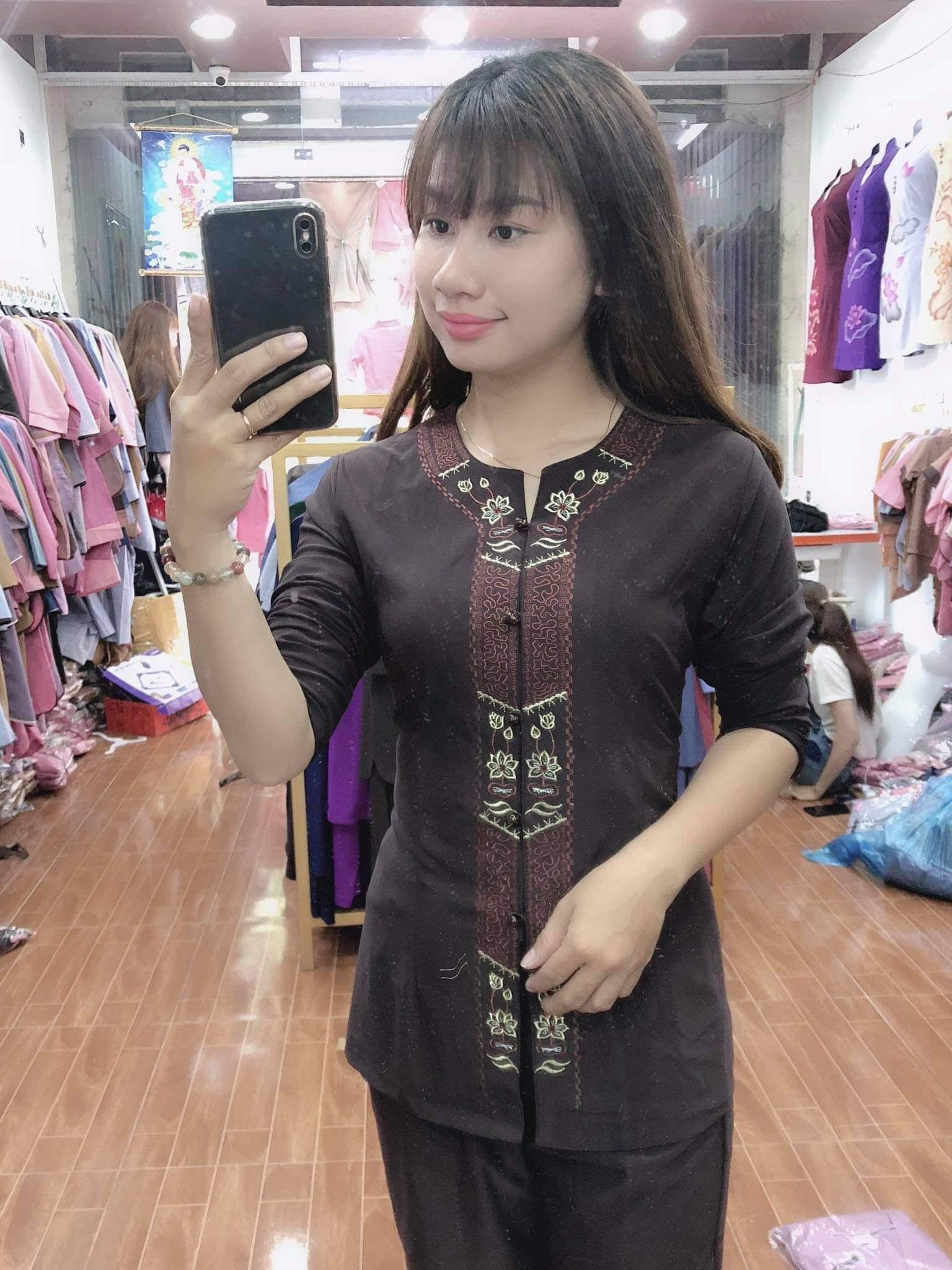 ĐỒ LAM ĐI CHÙA - MẪU THUN KHÓA
