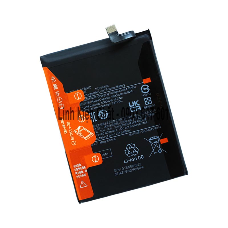 Pin cho xiaomi redmi note 11 bn5d 2201117tg 5000mah zin - hàng nhập khẩu