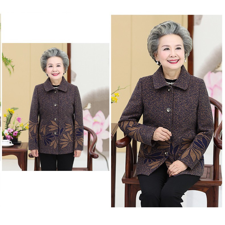 áo khoác dạ cho người già ( nhai)