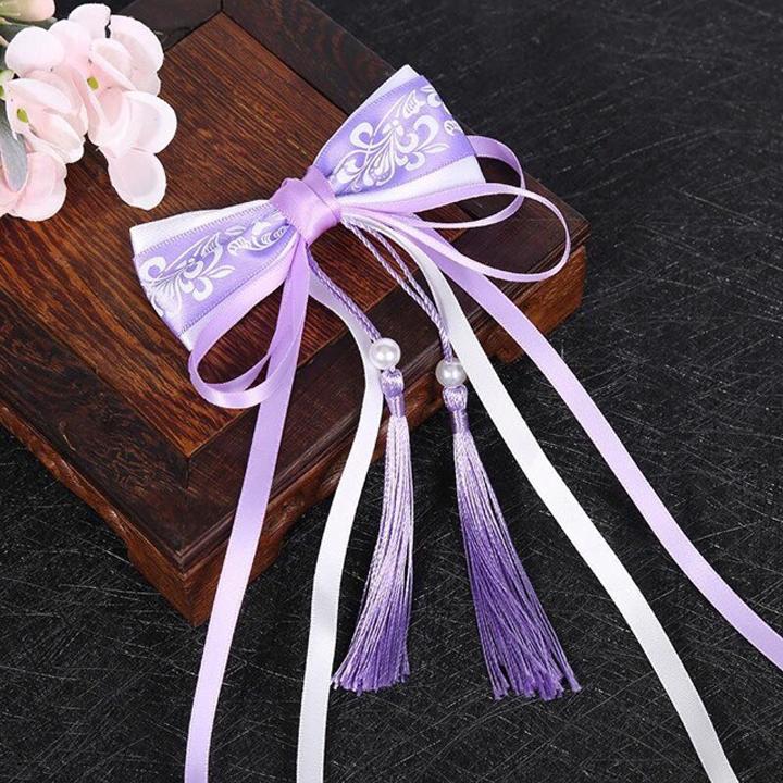 Kẹp Tóc Nơ Cổ Trang - Miêu Quán