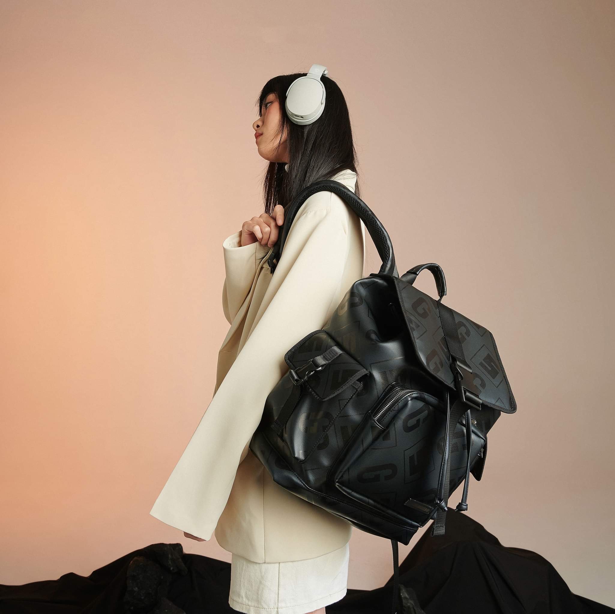 Balo Da Cao Cấp In SAIGONSWAGGER® Eclipse Leather Backpack