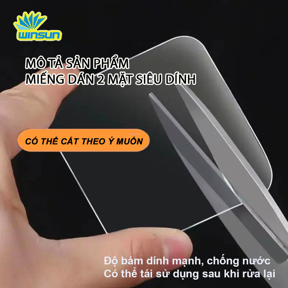 MIẾNG DÁN 2 MẶT SIÊU DÍNH