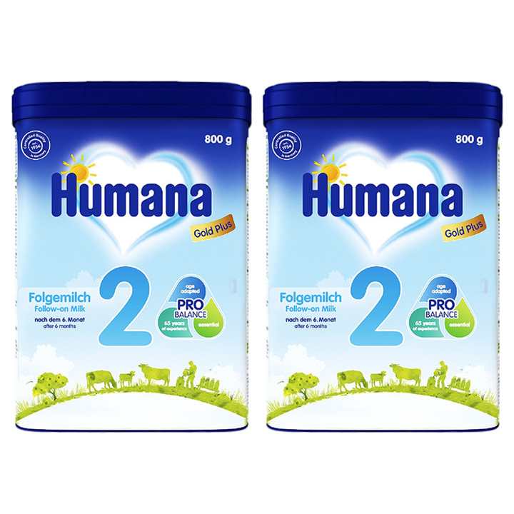 Sữa bột Humana Gold số 2 800g 6-12 tháng