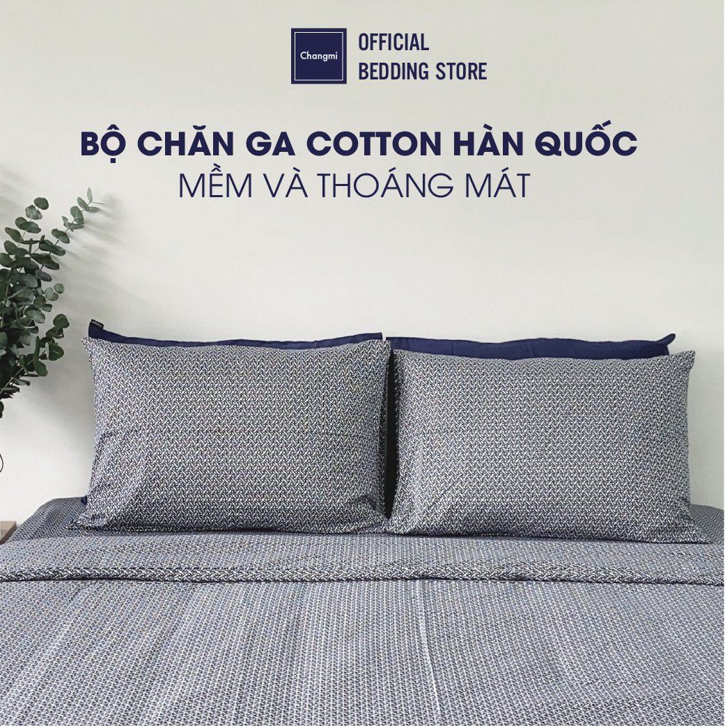 [CM2011] Bộ chăn ga Changmi Bedding 100% lụa siêu mềm Micro Modal. Chăn ga lụa mùa hè - 5 món