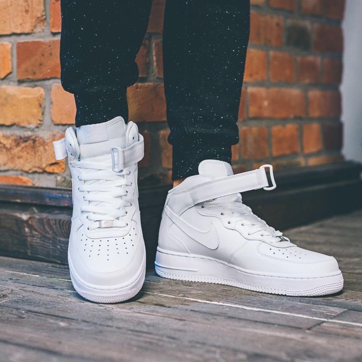 Giày Sneaker Nam Nữ Af1 Trắng Cổ Cao (fullbox)