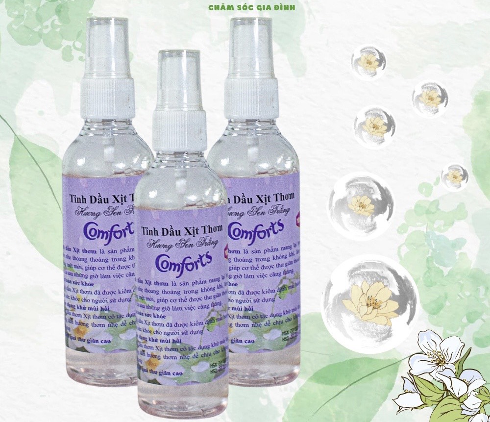 Tinh Dầu Xịt Thơm Quần Áo Comforts 100ml PVN1358