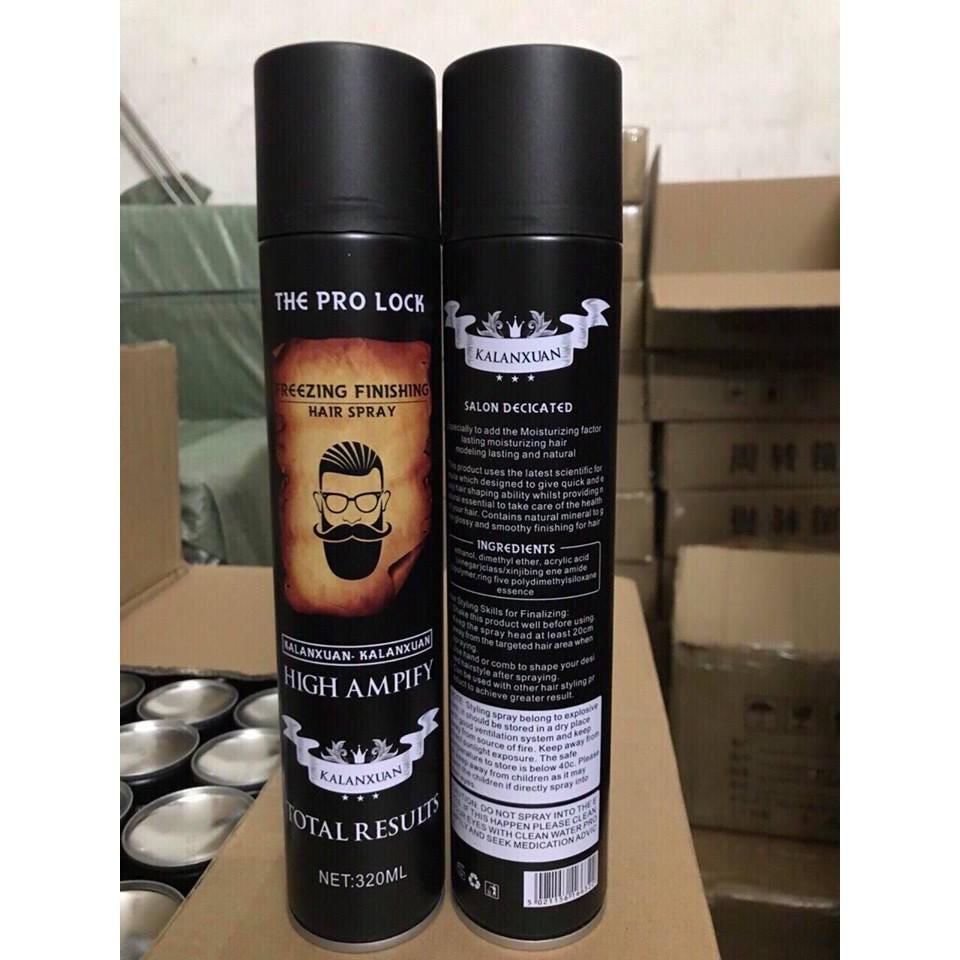 Gôm xịt tóc tạo phồng The Pro Lock 420ml