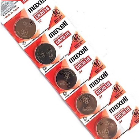 Combo 2 viên Pin Cr2016 Maxell Lithium 3V chính hãng