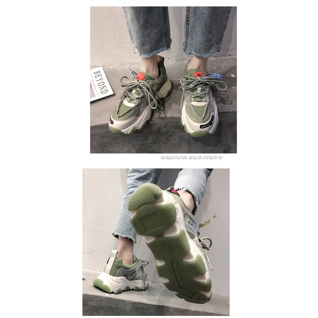 Giày thể thao sneaker nữ - Giày phản quang đế cao su