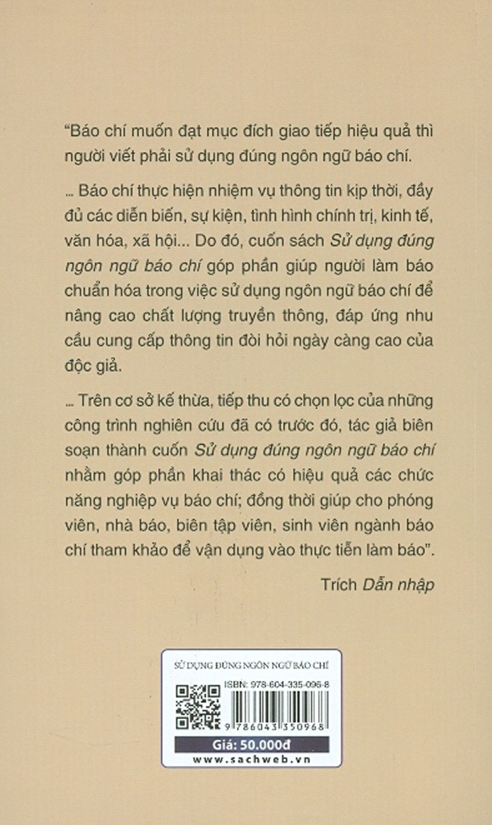 Sử Dụng Đúng Ngôn Ngữ Báo Chí