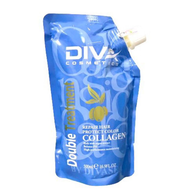 [Chính hãng] Hấp dầu collagen DIVA cho tóc khô hư tổn 500ml